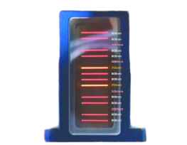 Diode bar stack detail